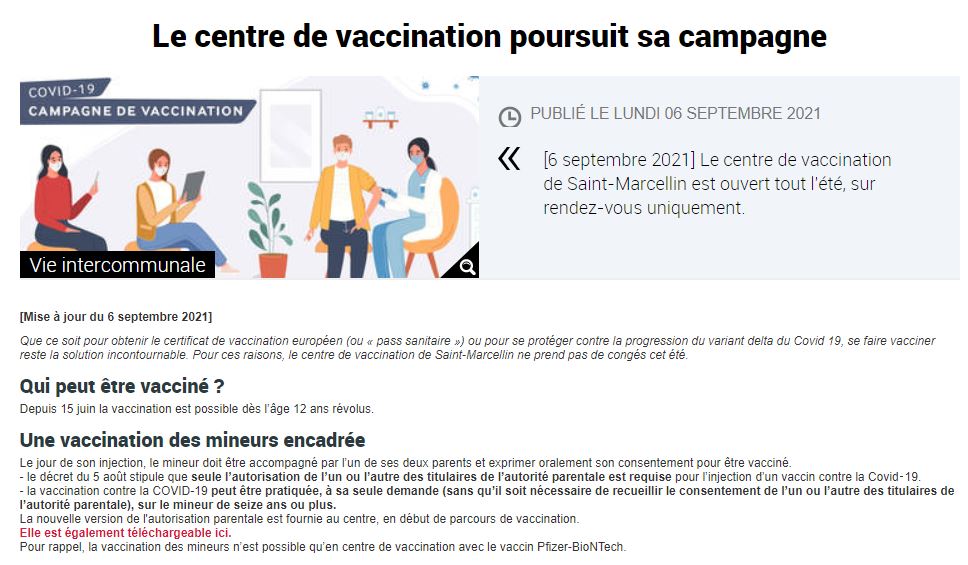 Centre de vaccination 09092021 1