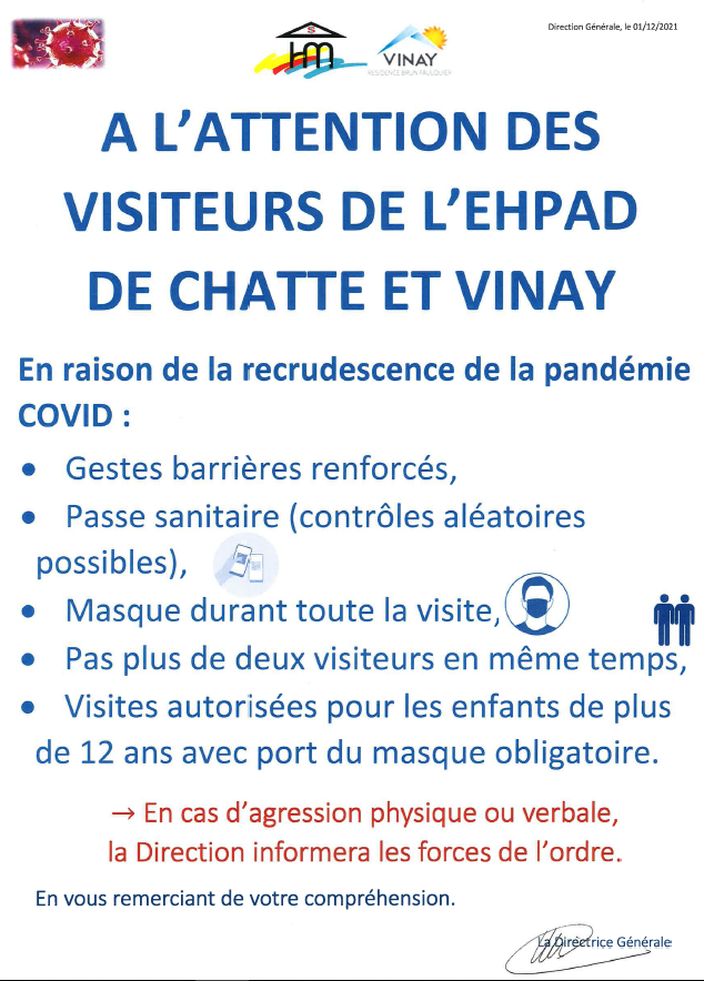 EHPAD Chatte et Vinay 02122021